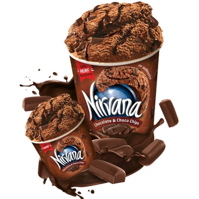 Подобреанта рецепта на NIRVANA Chocolate & Choco Chips е „ПОВЕЧЕ ШОКОЛАДОВА“